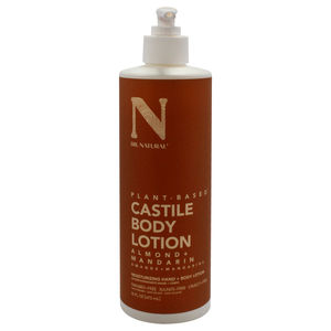 Castile Body Lotion-Almond plus Mandarin Dr. Natural for Unisex-16oz Body Lotion